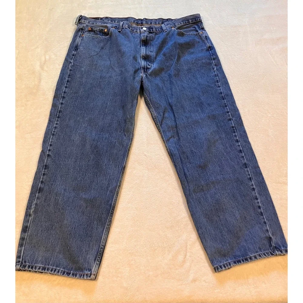 Levi's 550 Relaxed Fit Jeans Mens 50x30 Blue Medium Wash Tapered Leg 01550-4086